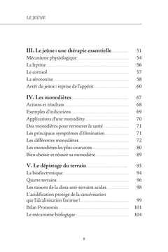 Le jeûne - Monodiètes et autres régimes