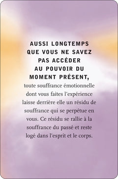 Le pouvoir du moment présent - 50 cartes d'inspiration