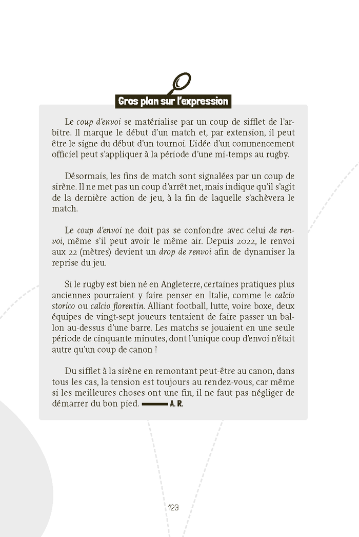 Au coeur de l'ovalie