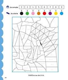 Additions magiques CP - Coloriages malins