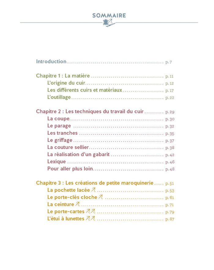 La maroquinerie artisanale