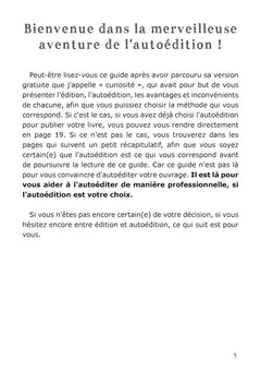 Ah bon, ça, c'est un livre autoédité ?