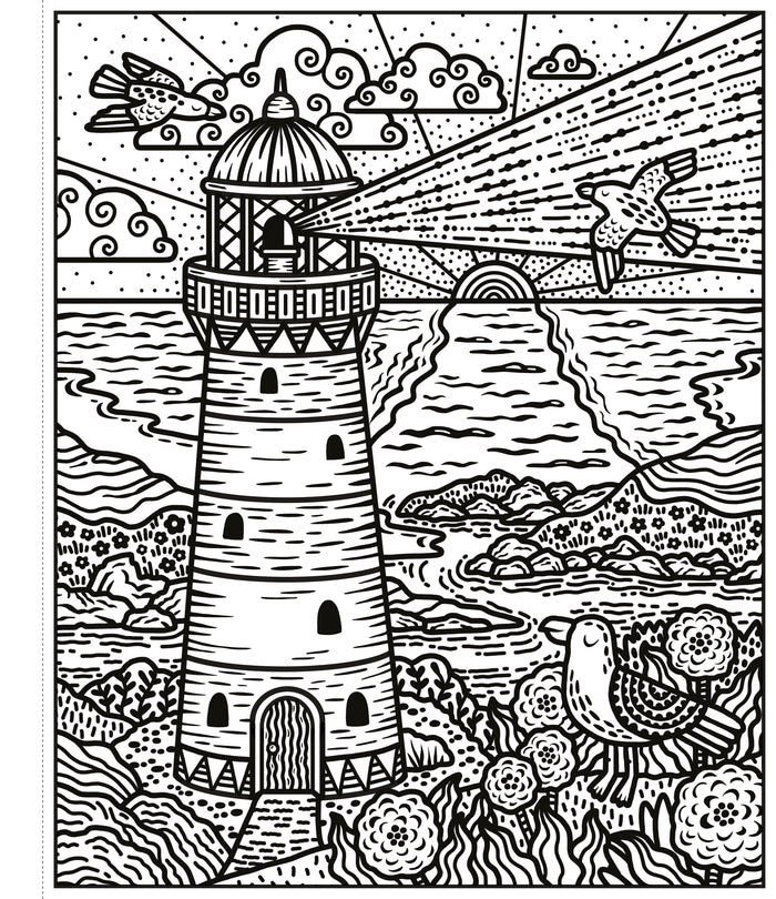 À la mer - La peinture magique