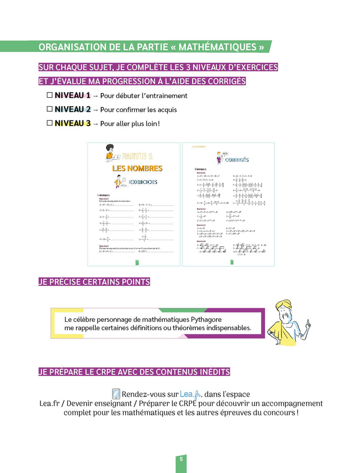 Réussir mon CRPE 2024 - Mon cahier d'entrainement