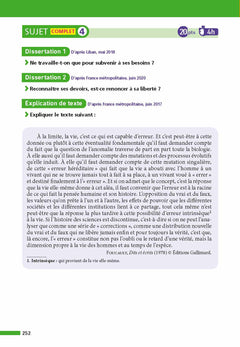 Annales Bac Philosophie 2025