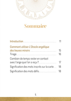 L'oracle angélique des heures miroirs