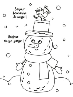 MON SUPER LIVRE DE COLORIAGES - HIVER