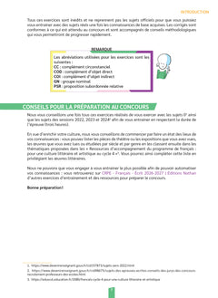 Réussir mon CRPE - Mon cahier d'entrainement Français