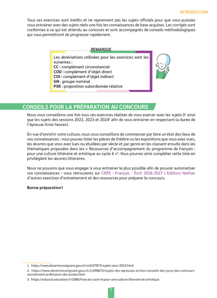 Réussir mon CRPE - Mon cahier d'entrainement Français