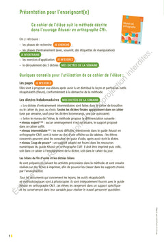 Réussir en orthographe CM1 - cahier de l'élève - programme 2025