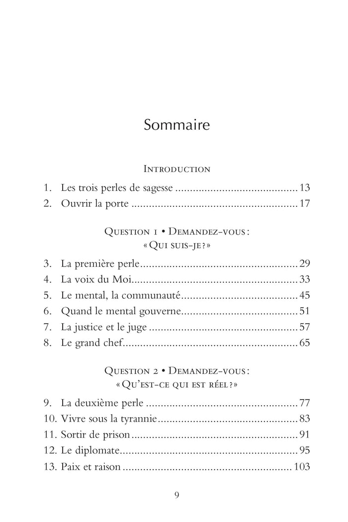 Les trois questions - La voie du pouvoir intérieur
