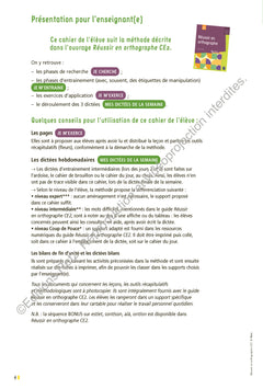 Réussir en orthographe CE2 - cahier de l'élève - programme 2025