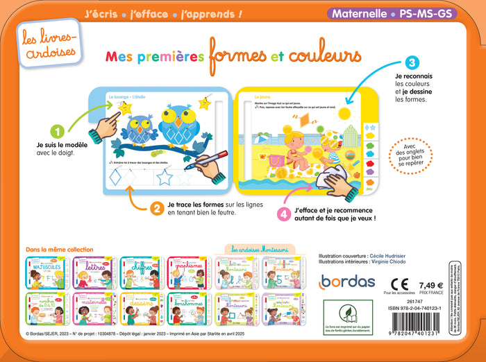 Mes premières formes et couleurs