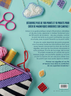 Broderie sur canevas - Un broderie de points contemporains