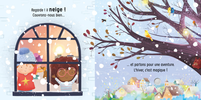 Vive l'hiver ! - Mon livre sonore et lumineux - Dès 6 mois