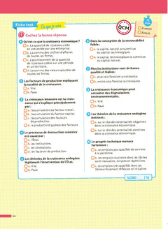 SES Terminale (Sciences économiques et sociales) - ABC Réussite - Bac 2024 - Enseignement de spécialité Tle