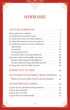 La magie des bouteilles sorcières et des jarres à souhaits