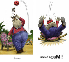 Quand une licorne rencontre un dinosaure