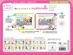 Ma journée à la maternelle graphisme couleurs chiffres