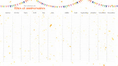 Une année de fêtes