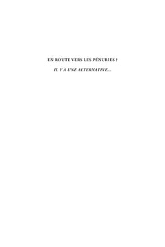 En route vers les pénuries ?