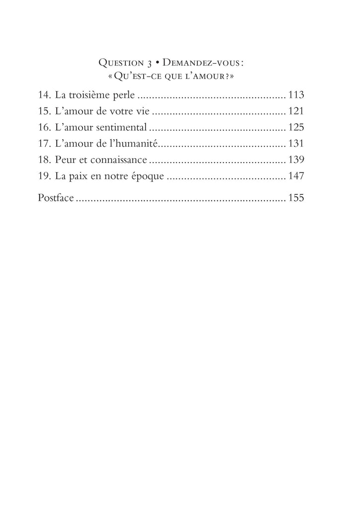 Les trois questions - La voie du pouvoir intérieur