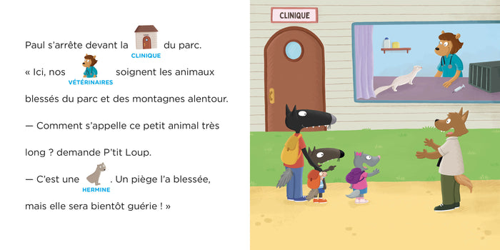 P'tit Loup au parc animalier