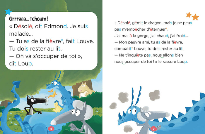 Edmond le dragon et l'incendie