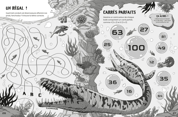 Les dinosaures - Activités et jeux