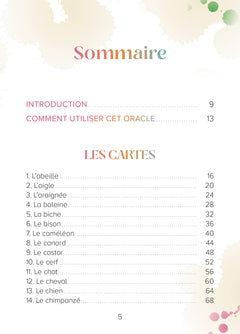 La Prophétie des Animaux - Cartes Oracle