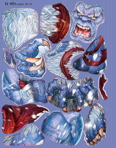 Construis tes monstres et animaux mythiques avec des autocollants