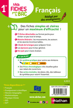 Mes fiches pour le Bac 1re Français