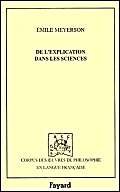 De l'explication dans les sciences