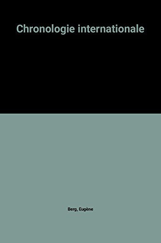 Chronologie internationale