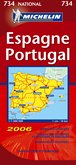 CARTE ROUTIERE 734 ESPAGNE PORTUGAL 2006