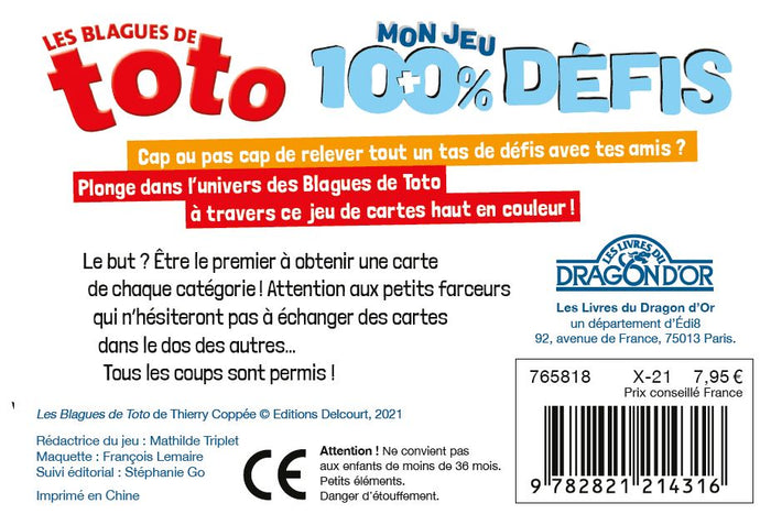 Mon jeu 100 % défis