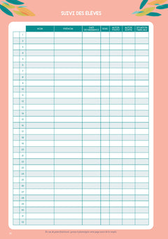 Mon organiseur de prof des écoles élémentaire 2025-2026