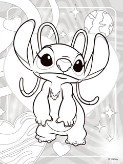 Disney Stitch - Mon plus beau coloriage (Angel) - Avec strass