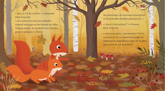 L'automne de petit écureuil NE