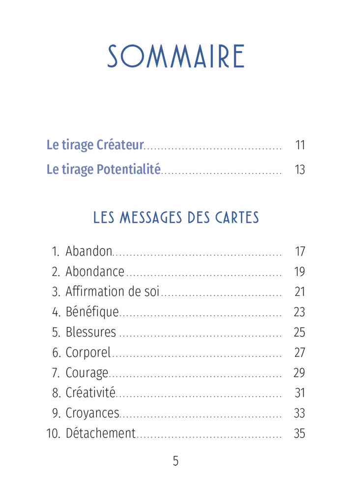 La voix des guides - Cartes de soin et de guidance