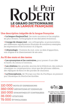 Le Petit Robert de la Langue Française 2026