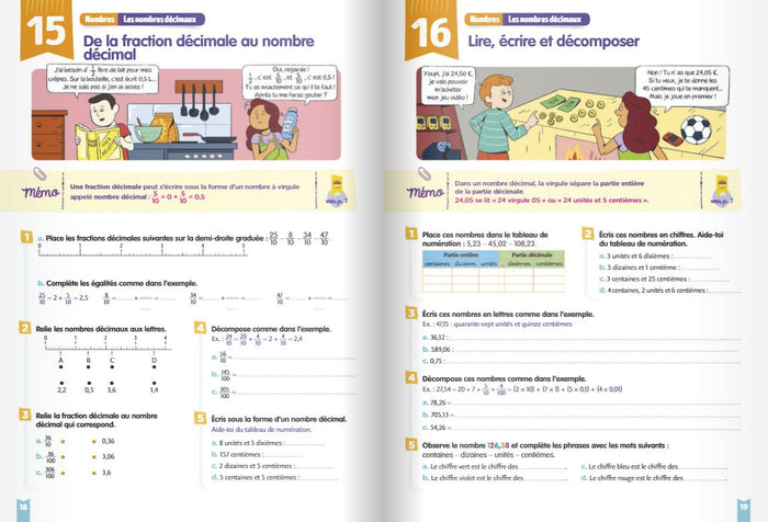 Mon cahier pour la maison - Mathématiques CM1