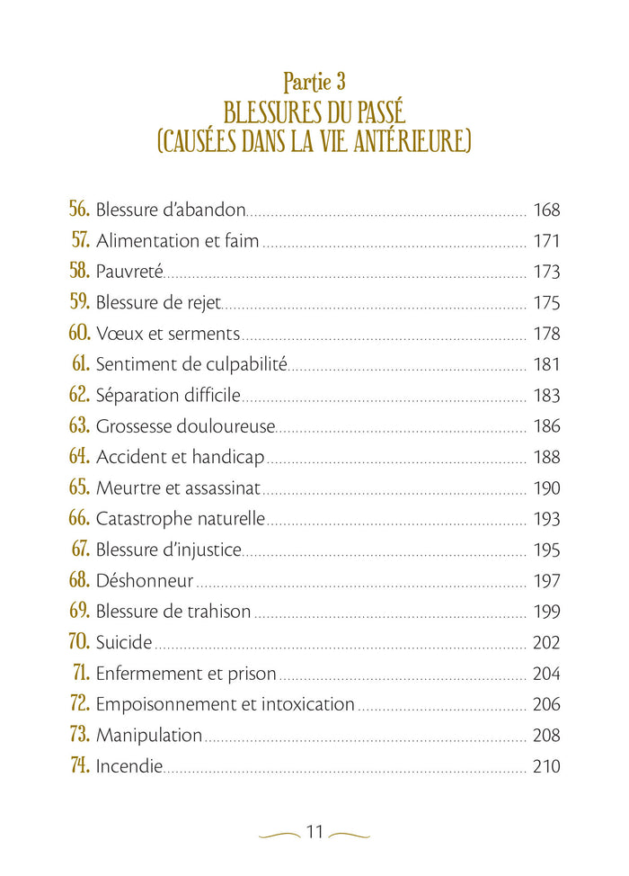 Réminiscence de vies antérieures - Cartes oracle