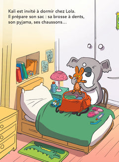 Kali va à une soirée pyjama