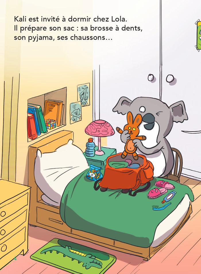 Kali va à une soirée pyjama