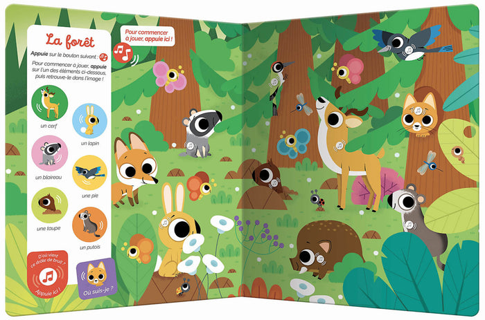 Cherche et trouve des tout-petits sonore - Les animaux