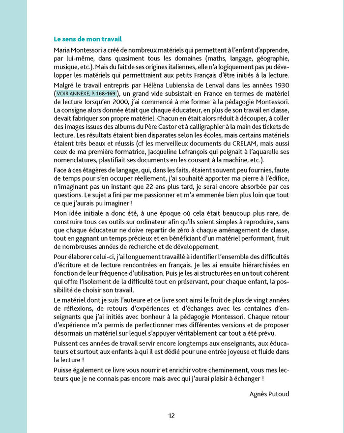 Le langage écrit en pédagogie Montessori de la PS à la GS