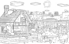 Minecraft - Une aventure cherche-et-trouve à colorier