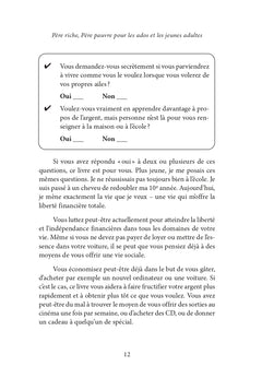Père riche, père pauvre pour les ados et les jeunes adultes