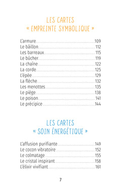 Les cartes de guérison énergétique